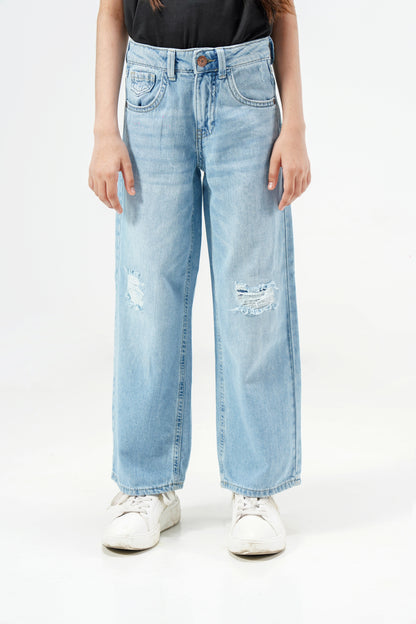 Wide Leg Ripped Jeans shop at Rockstar Jeans