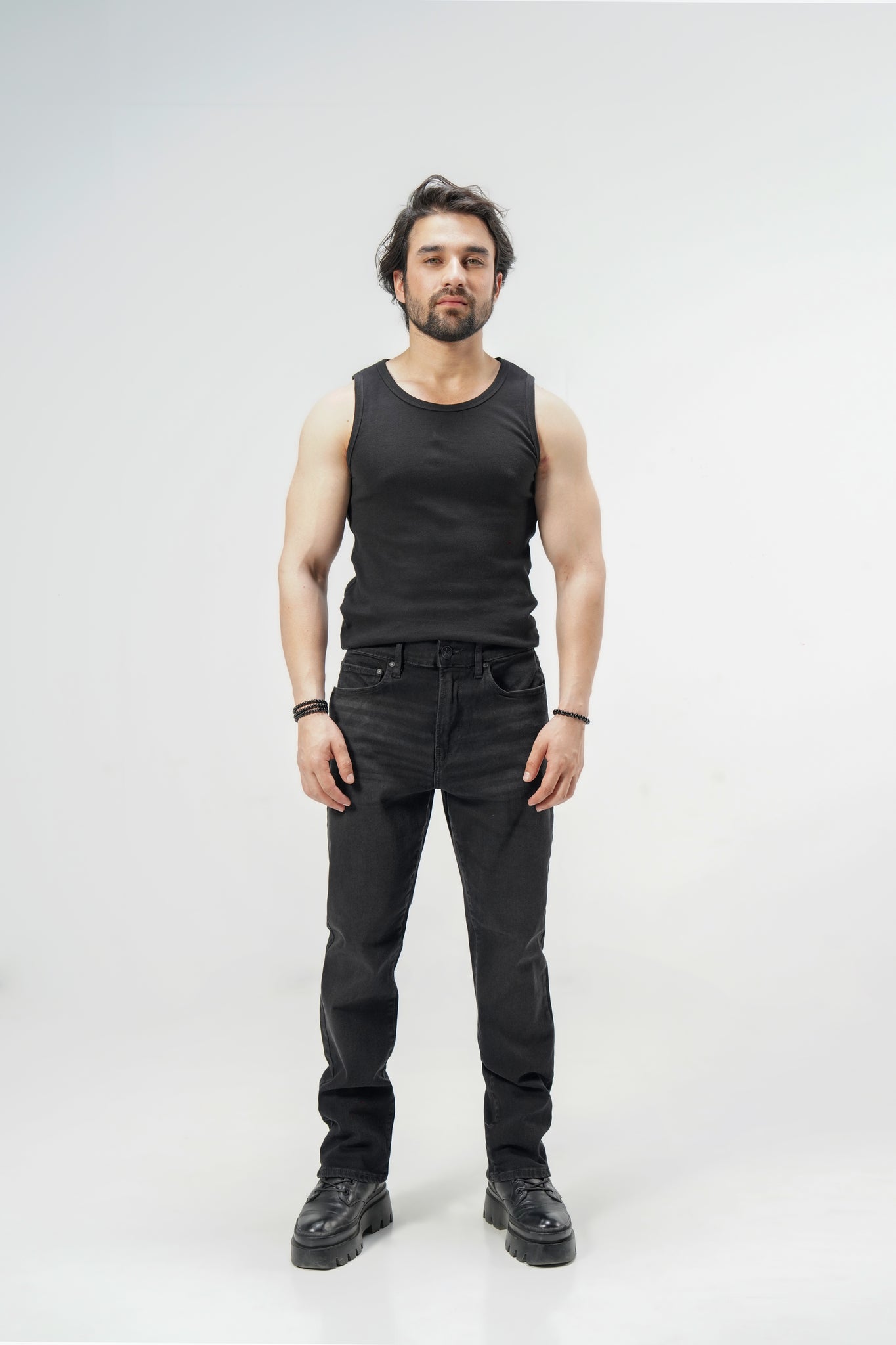 Authentic Straight Black shop at Rockstar Jeans