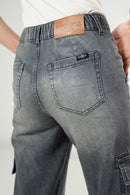High Rise Wide Leg Cargo