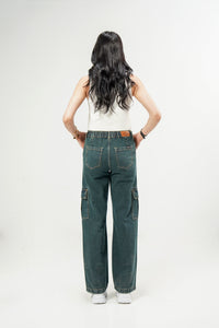 High Rise Wide Leg Cargo Vintage