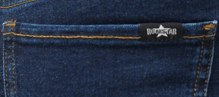 Rockstar Jeans / Dark Cropped Flare Jeans