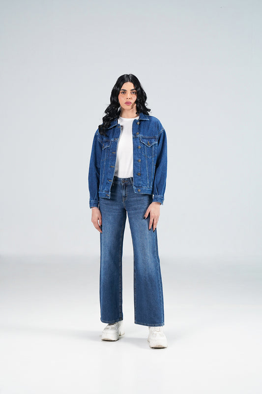 Denim jacket Medium Wash shop at rockstar jeans