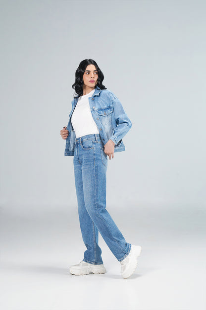 Denim jacket Light Wash shop at Rockstar Jeans