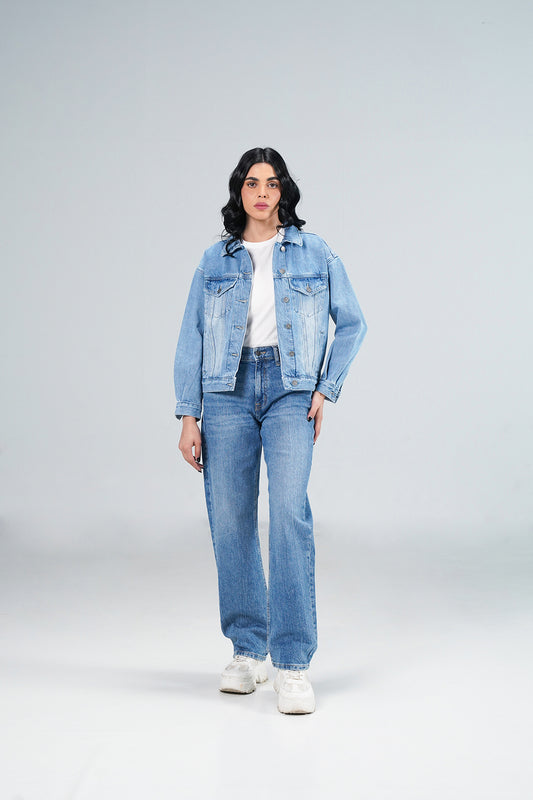 Denim jacket Light Wash shop at Rockstar Jeans