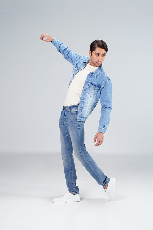 Denim jacket Light Wash shop at Rockstar Jeans