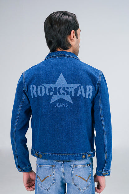Denim jacket Medium Wash shop at Rockstar Jeans