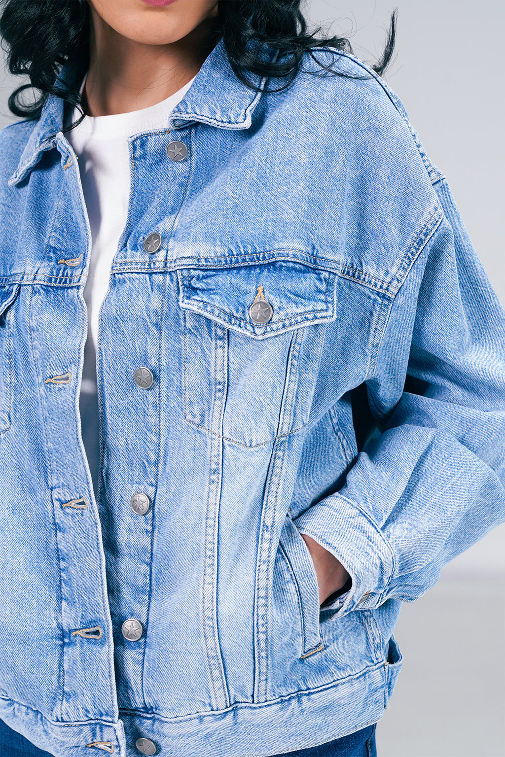 Acid Denim Jacket shop at Rockstar Jeans