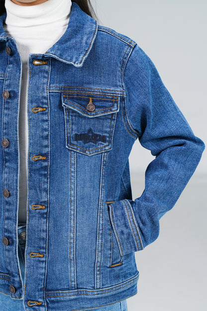 Denim Trucker Jacket Dark Blue