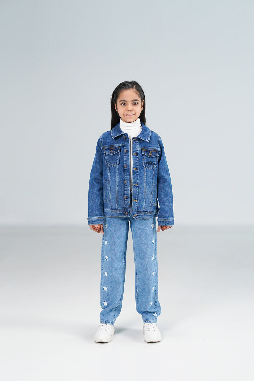 Denim Trucker Jacket Dark Blue shop at Rockstar Jeans