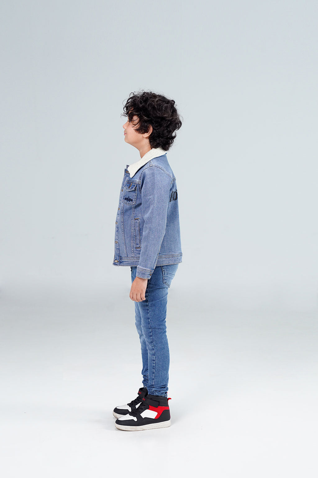 Denim Sherpa Jacket Tinted