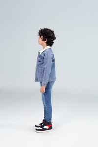 Denim Sherpa Jacket Tinted