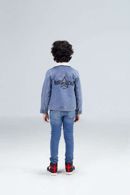 Denim Sherpa Jacket Tinted shop at Rockstar Jeans