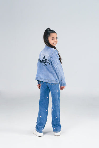 Denim Trucker Jacket Light Blue shop at Rockstar Jeans