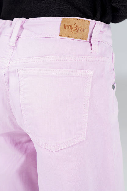 Purple Wide Leg Pant shop at Rockstar Jeans