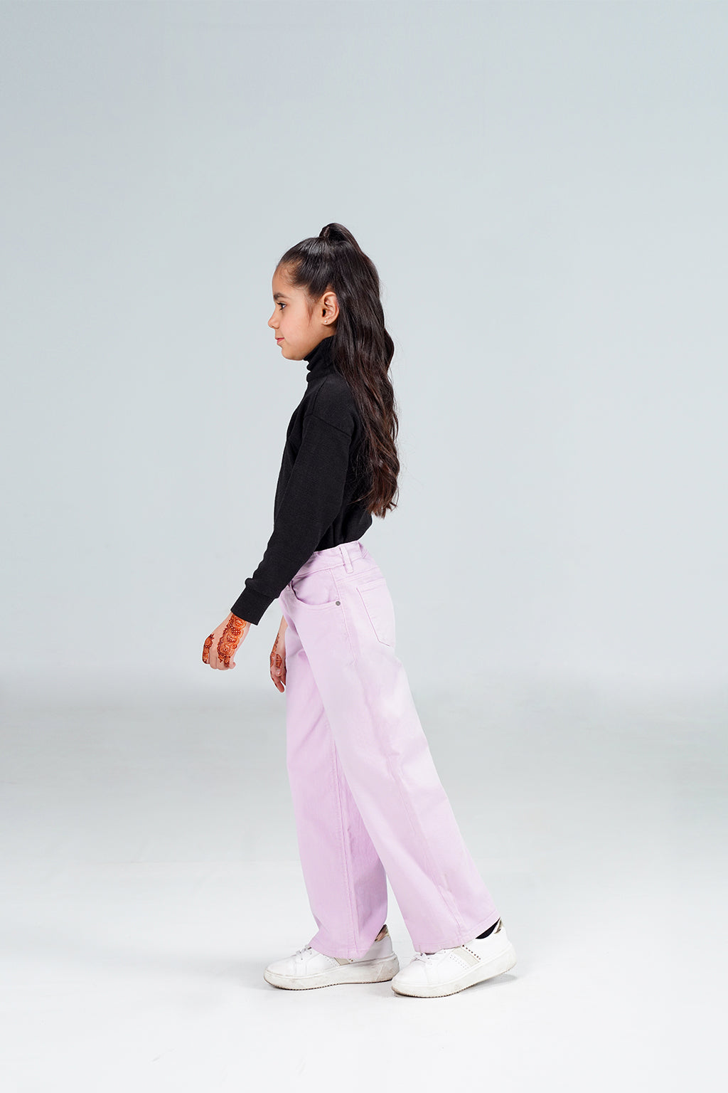 Purple Wide Leg Pant