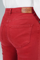 Maroon Bootcut Pant
