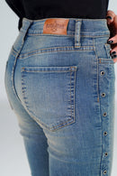 Skinny Fit With Eyelets Tinted