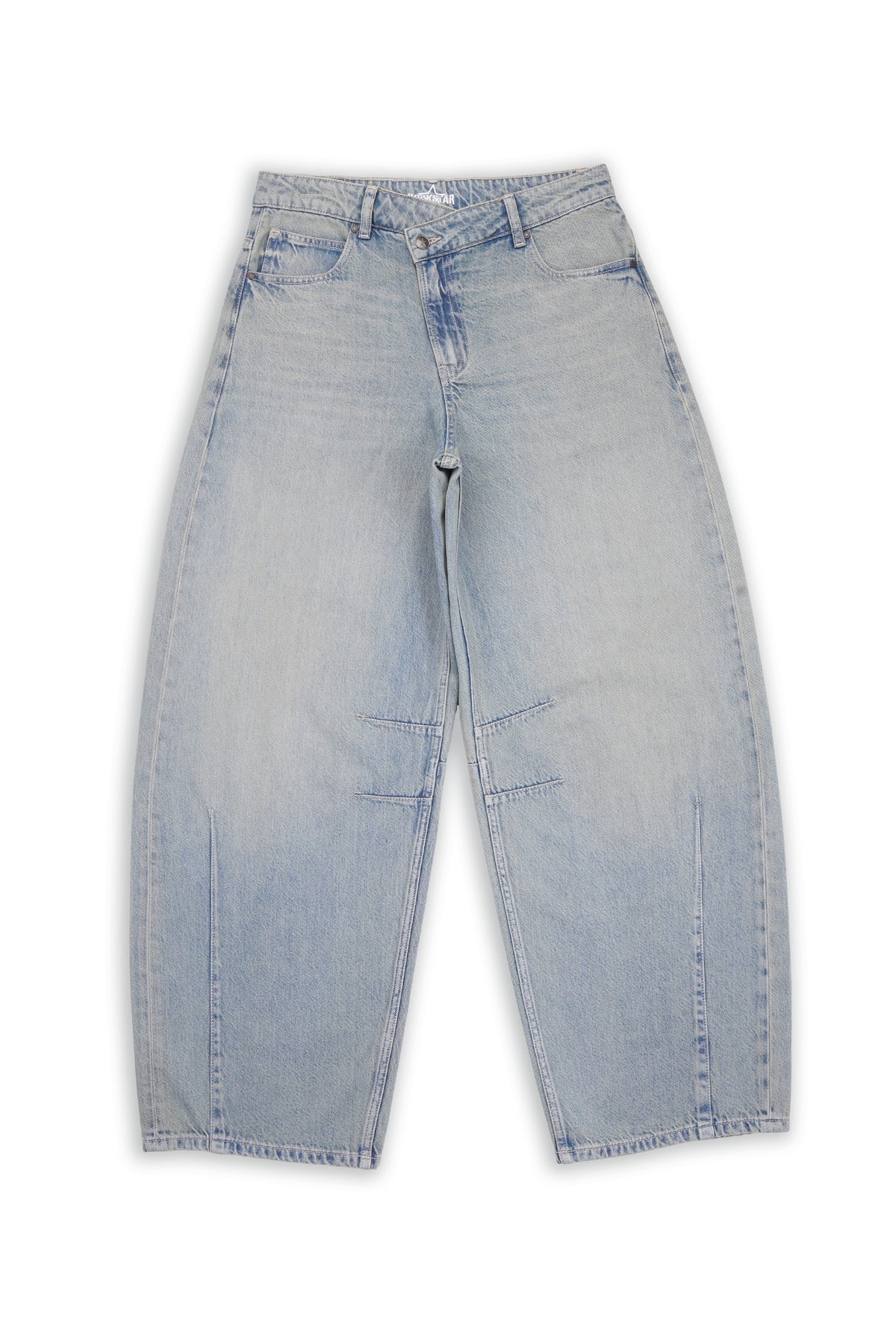 Offset Closure Jeans