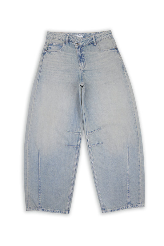 Offset Closure Jeans