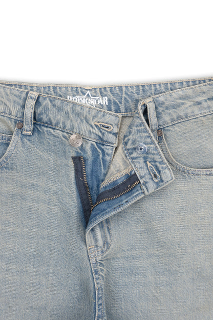 Offset Closure Jeans