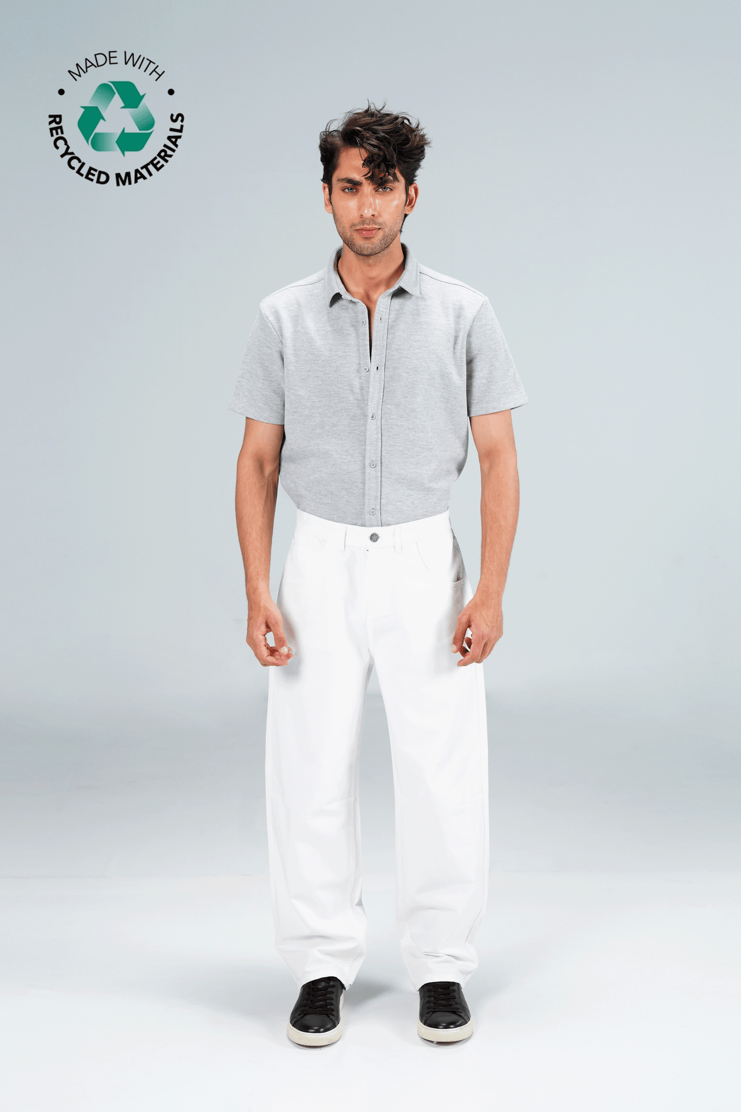 Bamboo Baloon Fit White Pants shop at Rockstar Jeans
