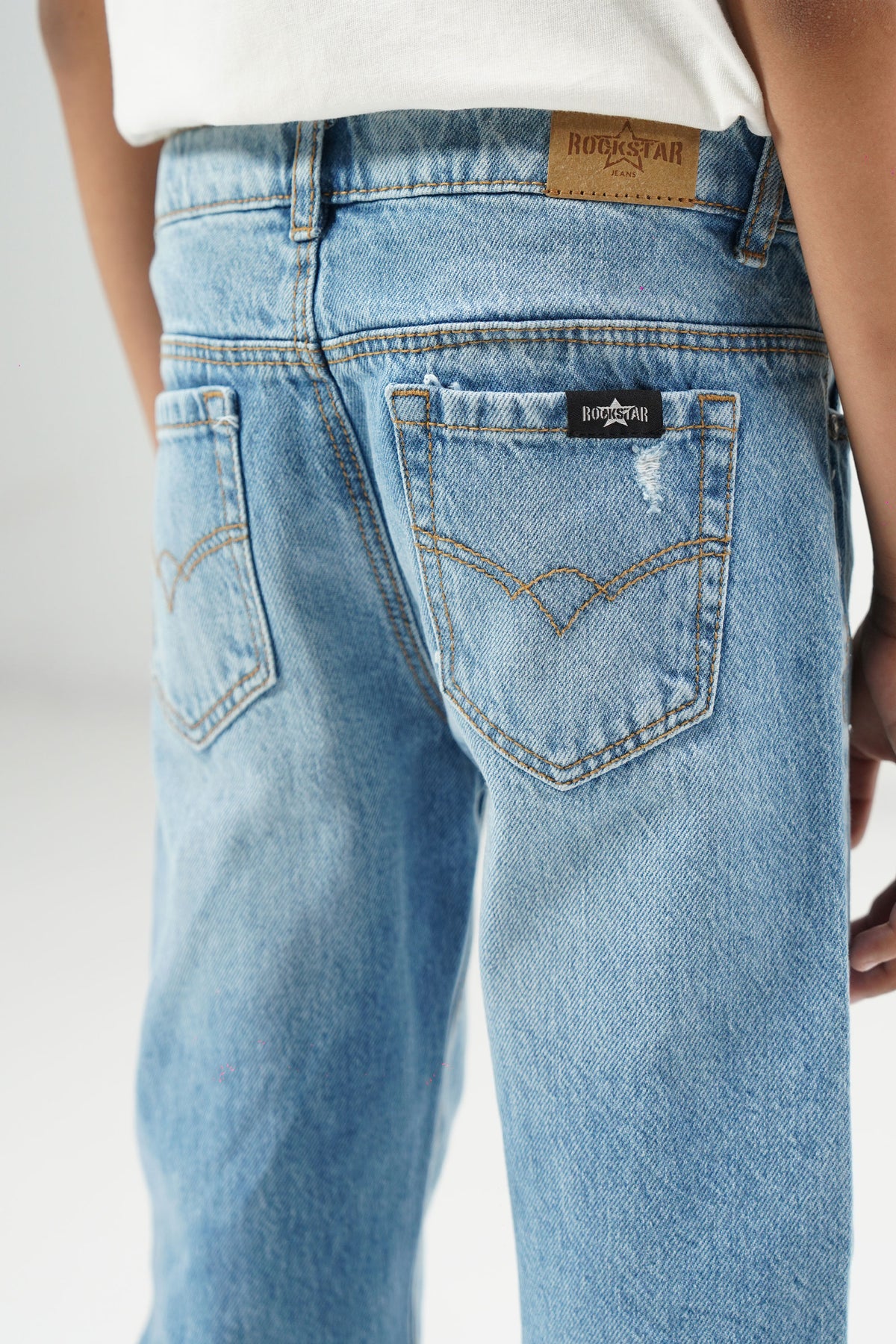 Light Blue Ripped Jeans