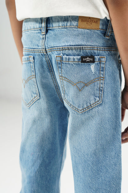 Light Blue Ripped Jeans