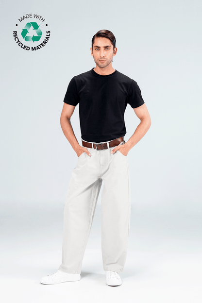 Bamboo Baloon Fit Grey Pants shop at Rockstar Jeans