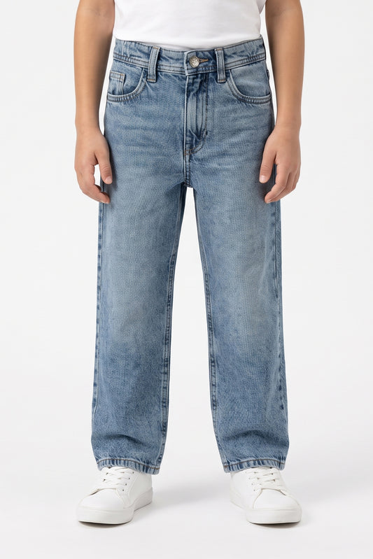 Straight Jeans Tint Over Dyed