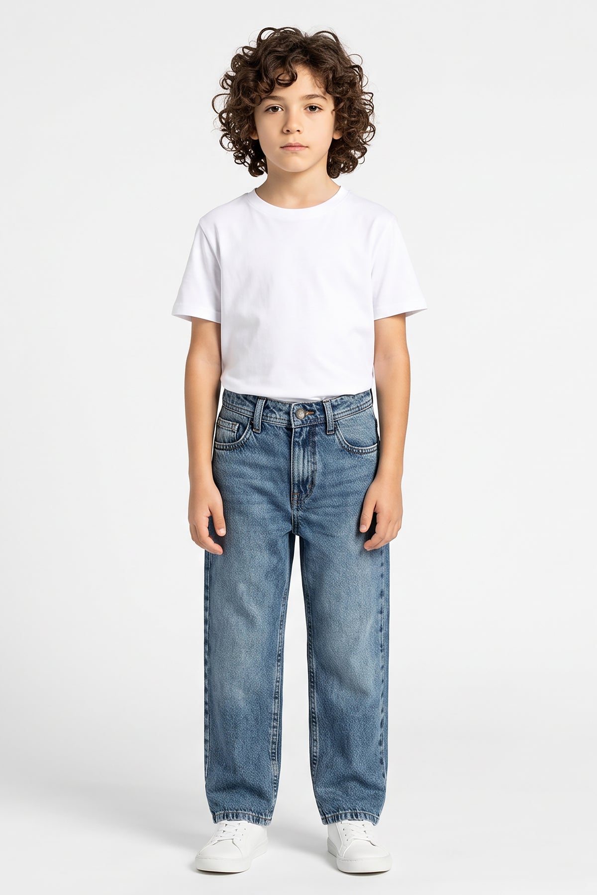 Straight Jeans Tint Over Dyed