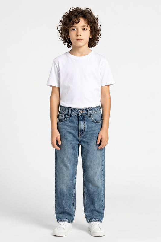 Straight Jeans Tint Over Dyed