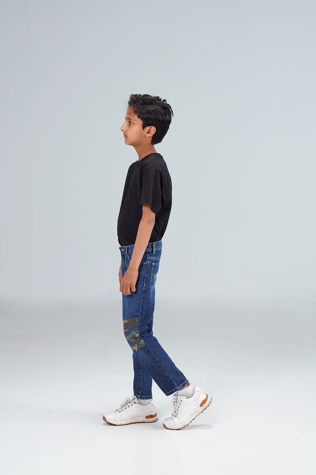 Straight Camokracky Jeans Medium blue