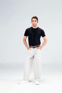Bamboo Baloon Fit Grey Pant