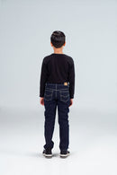 Straight Camokracky Jeans Dark blue