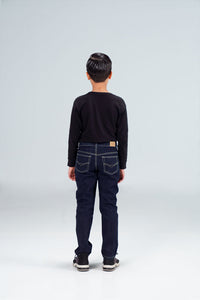 Straight Camokracky Jeans Dark blue