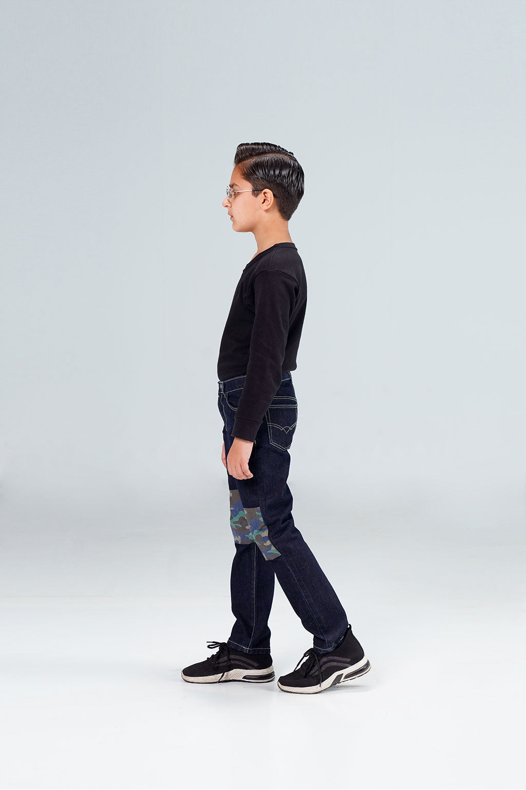Straight Camokracky Jeans Dark blue