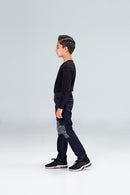 Straight Camokracky Jeans Dark blue