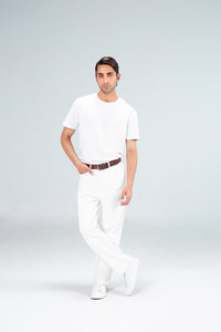 Easy White Classic Pant