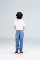 Straight Camokracky Jeans Light blue