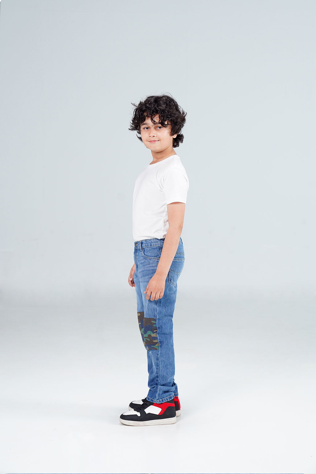 Straight Camokracky Jeans Light blue