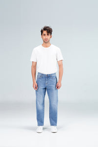 Loose Straight Fit Medium Blue