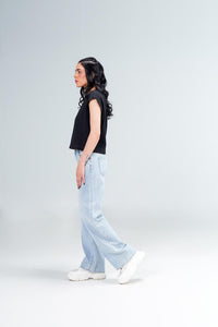 Baggy Wide Leg Light Blue
