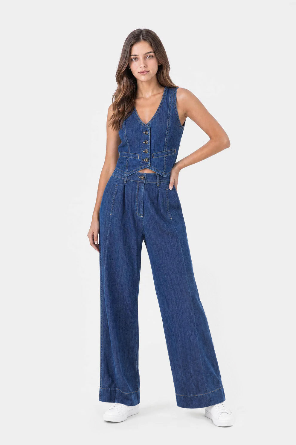 レディース LOHEN DOUBLE WAIST 2TUCK PANTS